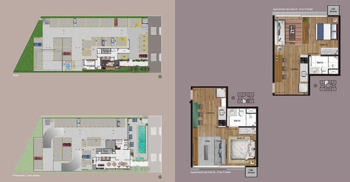 Imagem 12 de 18 de Guará I - Lançamento - Park 5 - Unidade Double Kit Com 39,24m² - Com Garagem. Entregue Em 2023. - Villa125118