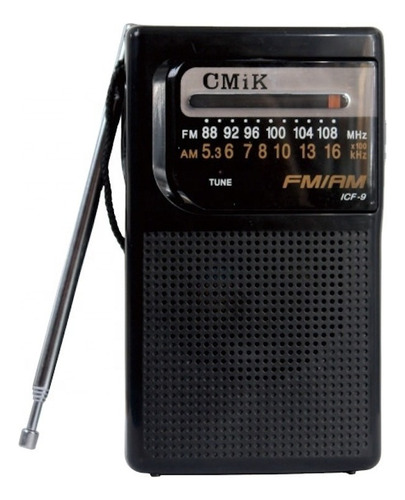 Radio Portatil Baterias Básico 2 Bandas Am Fm  Ligero