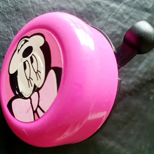 Timbre De Bicicleta Disney Minnie Mouse Fucsia