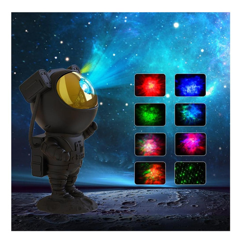 Proyector De Estrellas Leanju Astronauta Led Nebulosa