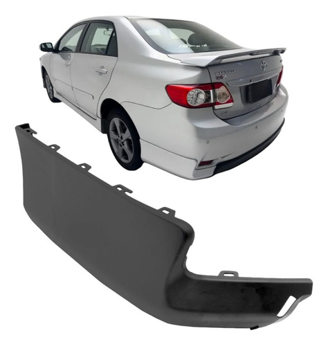 Spoiler Parachoque Traseiro Corolla Xrs 2012 13 2014 Esquerd