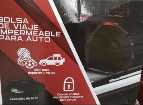 Maletero De Techo Porta Equipaje Viaje Impermeable Para Auto