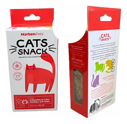 Cats Snack Galletas Con Catnip Y Hierba Gatera 80gr