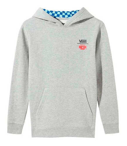 Sudadera Vans Niño Gris Shark Week Vn0a45b902f