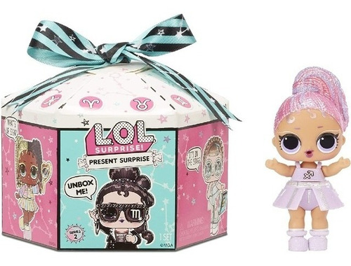 L.O.L. Surprise! Glitter shimmer star sign themed doll Present surprise series 2 MGA Entertainment 572824