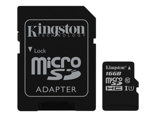 Memoria 16g Kingston Microsdhc Canvas Select