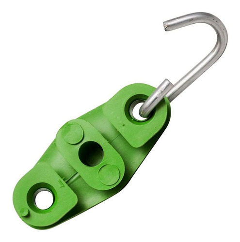 10 Unidades Esticador Drop Para Fio Fe Cabo Utp Rj45 - Verde