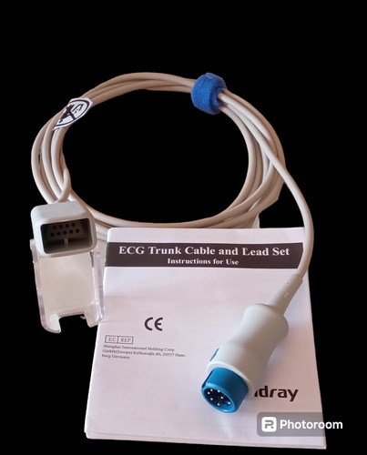 Cable Troncal De Ecg Ipm 9800  Conector Azul 07 Pines
