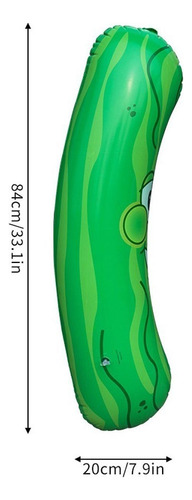 Ornamento Inflável De Pepino Ao Ar Livre, Reutilizável E