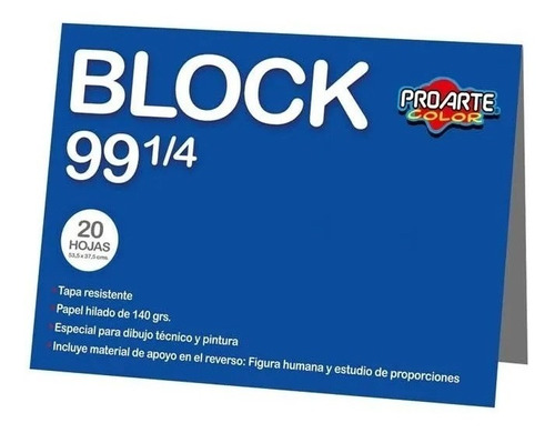 Pack X 3 Block De Dibujo 99 1/4 Proarte