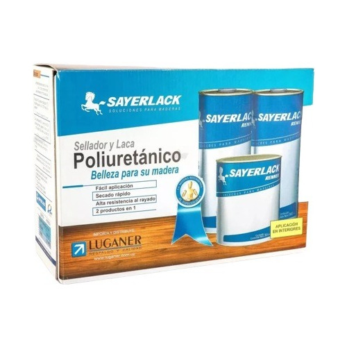 Kit Pu Sellador Terminacion Semibrillo Int 2,7l Sayerlack