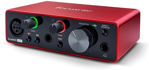 Focusrite Scarlett Solo Placa Audio Usb 3ra Generación Orig