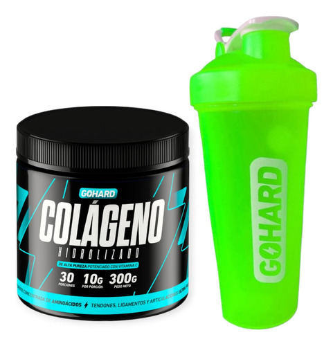 Pack Colageno 300gr + Shaker  Gohard