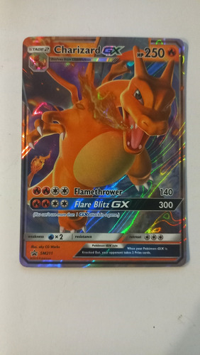 Carta Pokemon Charizard Gx Promo Sm211