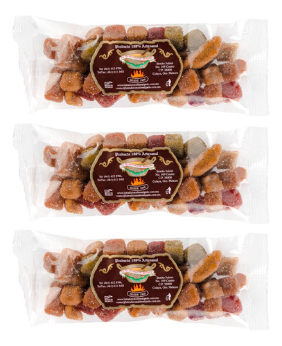 3 Bolsas De Ate En Cuadritos Dulce La Tradicional De Salgado