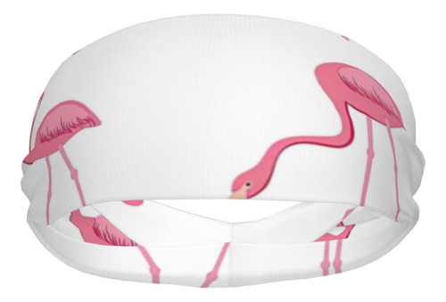 Flamencos En Blanco Con Estampado De Bandas Deportivas Para