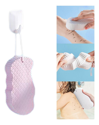 Esponja De Ducha Exfoliante Suave Masajeador Para Limpieza