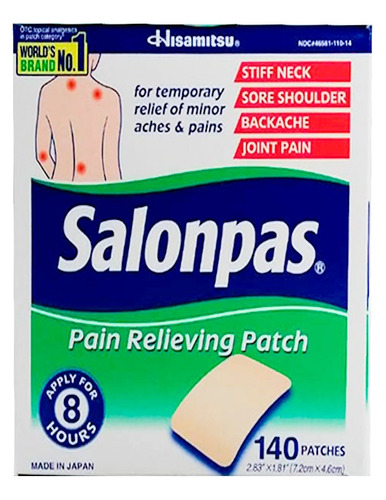 Parches Alivio Dolor Salonpas