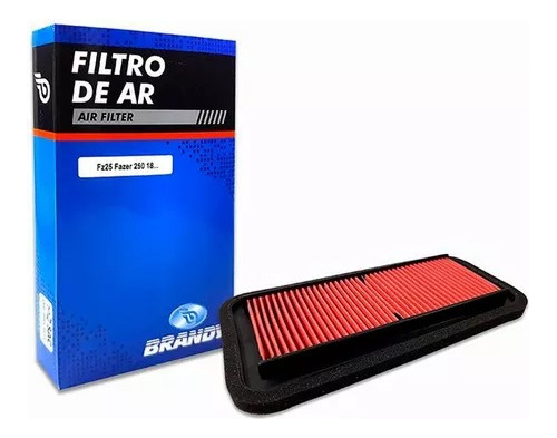 Filtro De Ar Yamaha Fz25 Fazer 250 2018 Em Diante Brandy