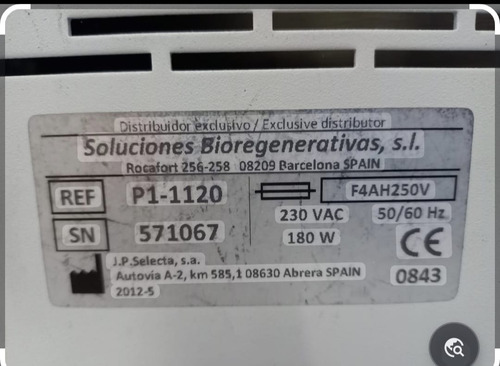 Centrifuga Digital Onmigrafter Ii (Usado)