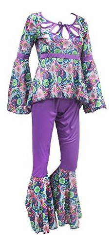 Disco Diva Disfraz De Halloween Para Mujer Foxy 70s Fever