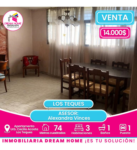 Apartamento En Venta Urb. El Paso Cecilio Acosta - Los Teques.