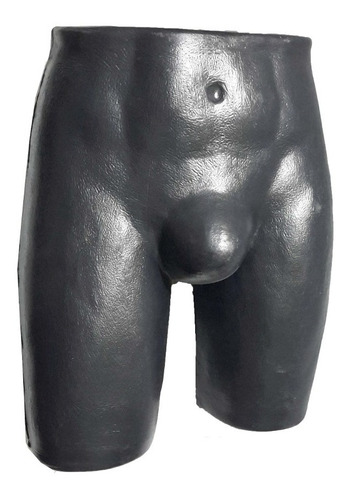 Maniquie Cadera Hombre Exhibidor Negro Boxer Interior Bermud