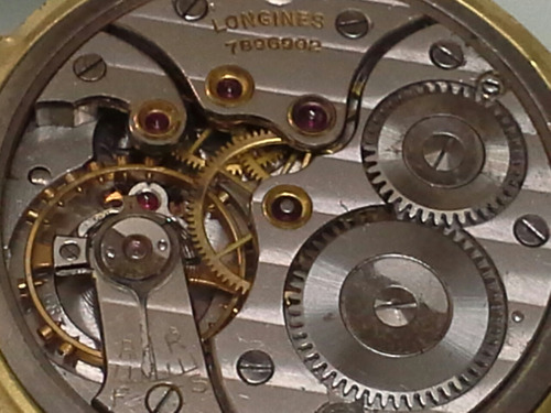 Antiguo Reloj Longines Flagship De Oro 18k A Cuerda (Usado)