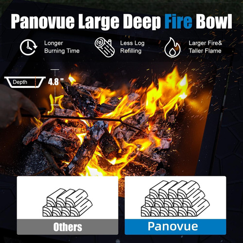 Panovue Mesa Multifuncional Para Fogata De Patio 32