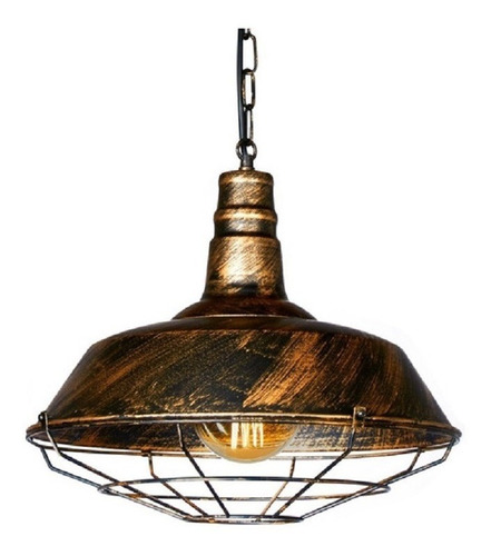 Lampara Colgante Metal  Campana Moderna 38%off Envio Gratis