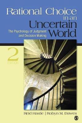 Libro Rational Choice In An Uncertain World - Reid Hastie