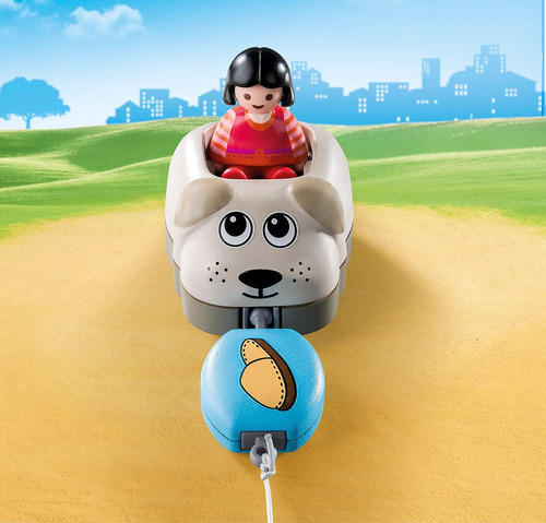 Playmobil 1.2.3 Hondentrein - 70406, Veelkleurig
