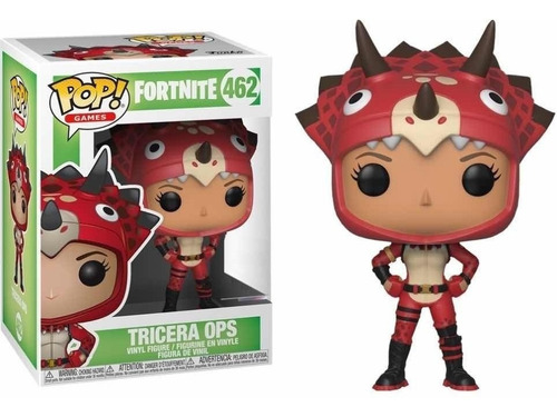 Figura Funko Pop Games Fortnite - Tricera Ops 462 Orig!