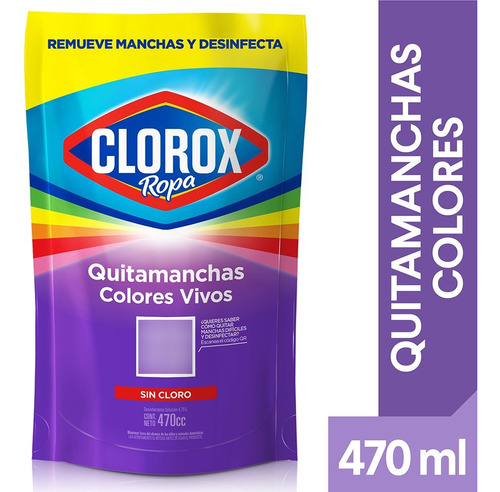 Quitamanchas Clorox Colores Vivos 470 Gr