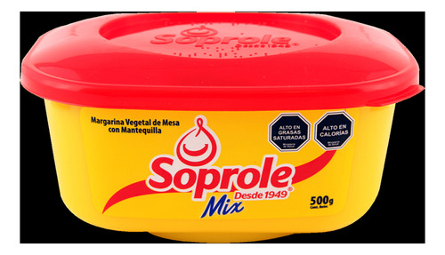 Margarina Mix Con Mantequilla Soprole 500 Gr(3uni) Super