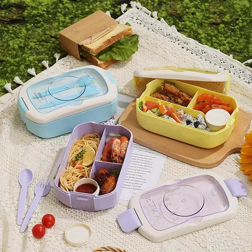 Kit De Lonchera, Recipiente Para Comida Y Vaso