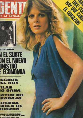 Gente 515 1975 Satur Susana Monzon Favaloro Goyeneche Rivero