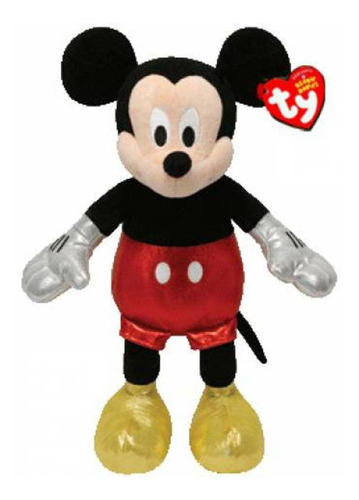 Imagem 2 de 3 de Pelucia Ty Beanie Babies Disney Mickey Mouse 20cm Dtc