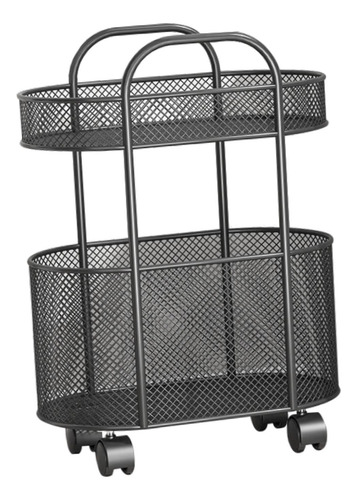 Carrinho De Livros Rolantes Com Rack De Armazenamento De