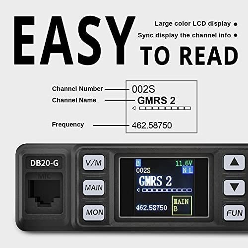 Radio Móvil Radioddity Db20-g Para Coche Y Vehículo, 20 W De