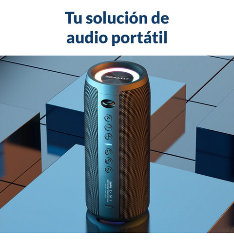 Parlante Inalambrico Zealot S51 Pro Portatil B5.2 5v 40w