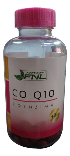 Coenzima Q10 10 Mg Fnl 120 Cápsulas