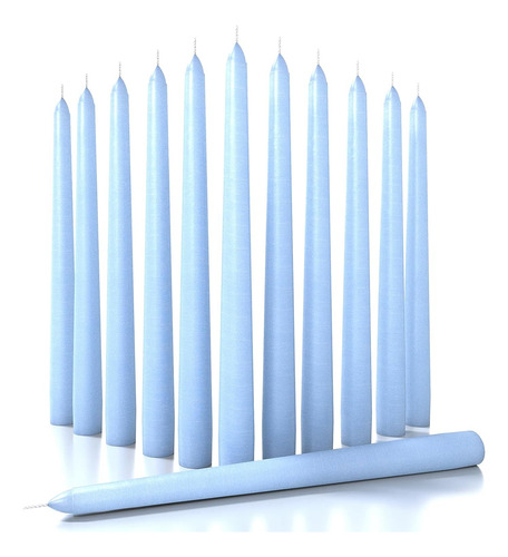 Velas Cónicas De 25 Cm Sin Goteo Ni Perfume