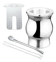 Comprar Set De Yerba Mate: Taza Acero Inoxidable, Bombilla Y Filtros