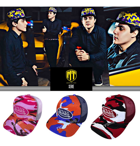 Gorra Von Dutch Camuflajeada Para No Vans No Markitos Toys