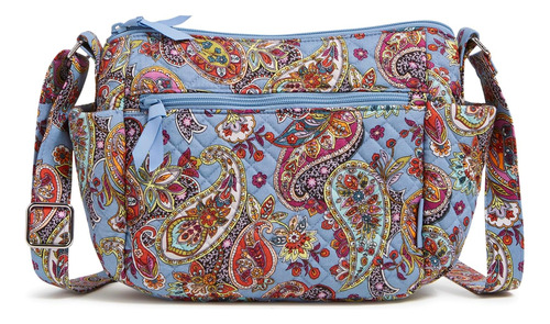 Bolso Cruzado Vera Bradley Cotton On The Go, Provence Paisle