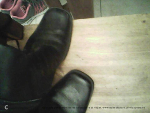 Botas Negras Taco Alto Cuero N°37