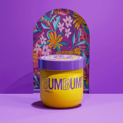 Creme Corporal Bumbum Beleza Brasileira Mini - 50g Floral