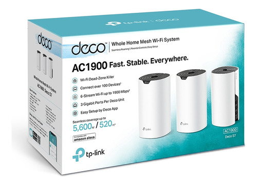 Super Sistema Mesh Para El Hogar Tp-link Deco S7 (pack De 3)