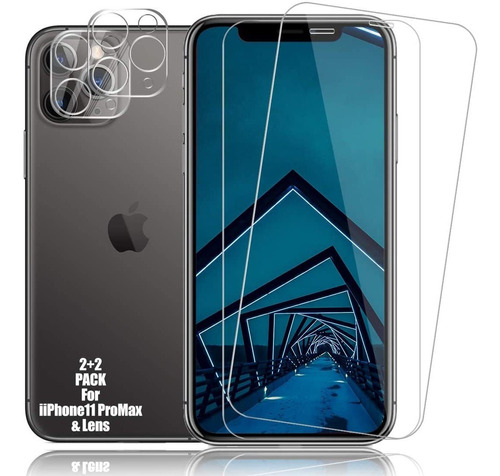 Funda Para iPhone 11 Pro Max, Transparente/vidrio Templado